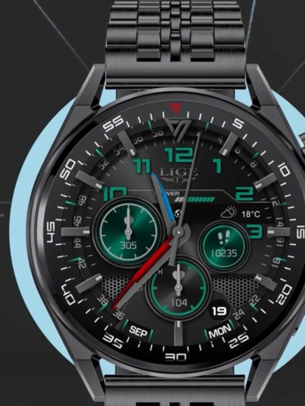 Smart SPORT Smartwatch in black